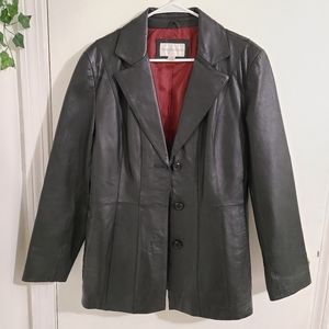 Large Worthington Leather Coat